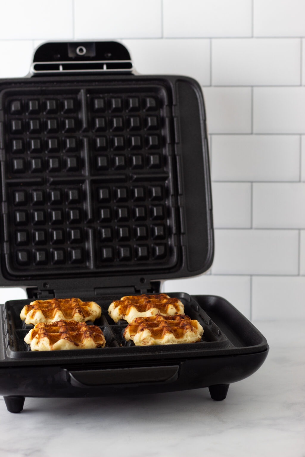 Cinnamon Roll Waffles (cinnamon rolls in the waffle maker)