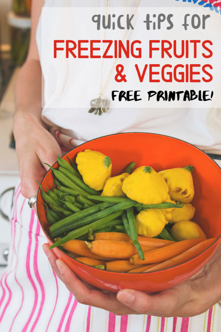 Quick Tips for Freezing Fruit & Veggies ⋆ NellieBellie