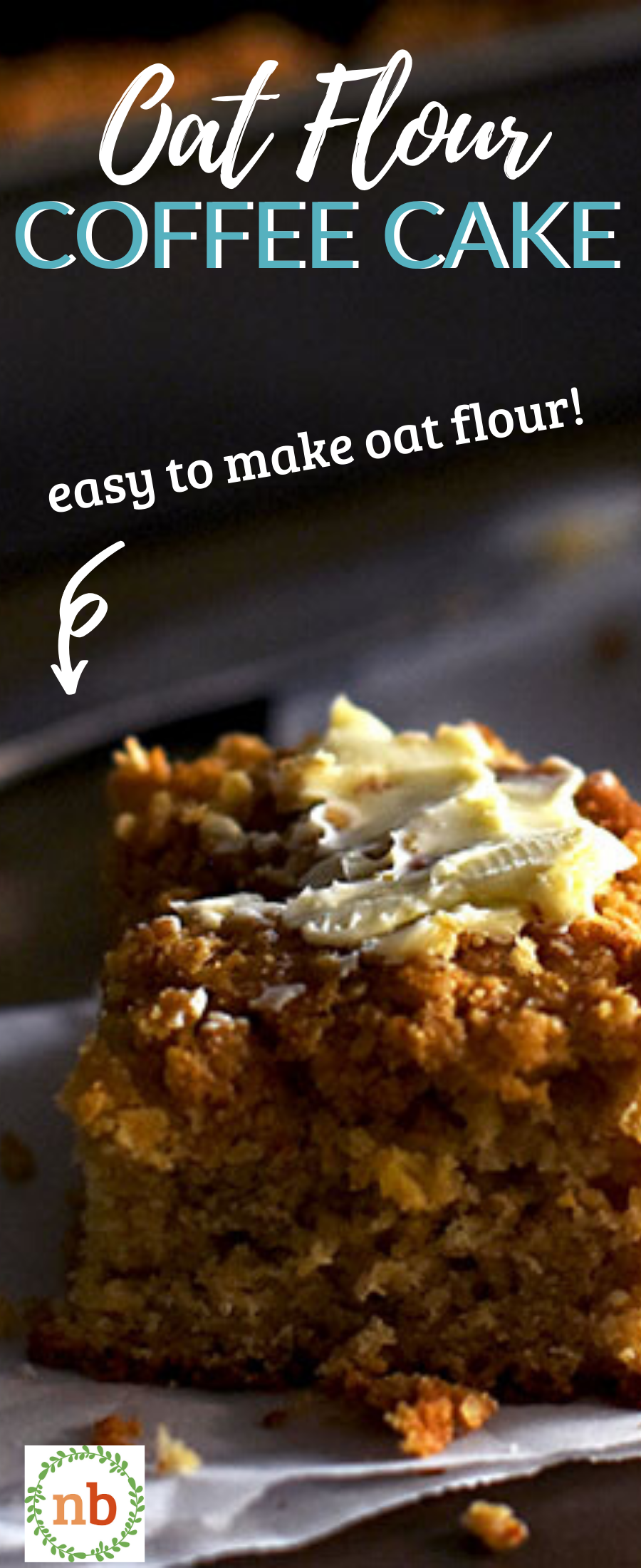 Oat flour Coffee Cake