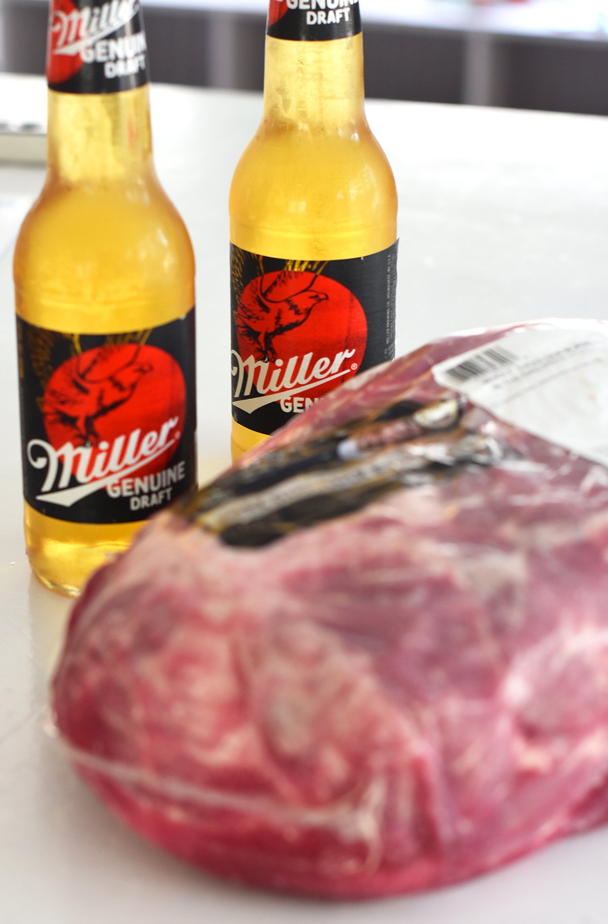 pork roast and beer