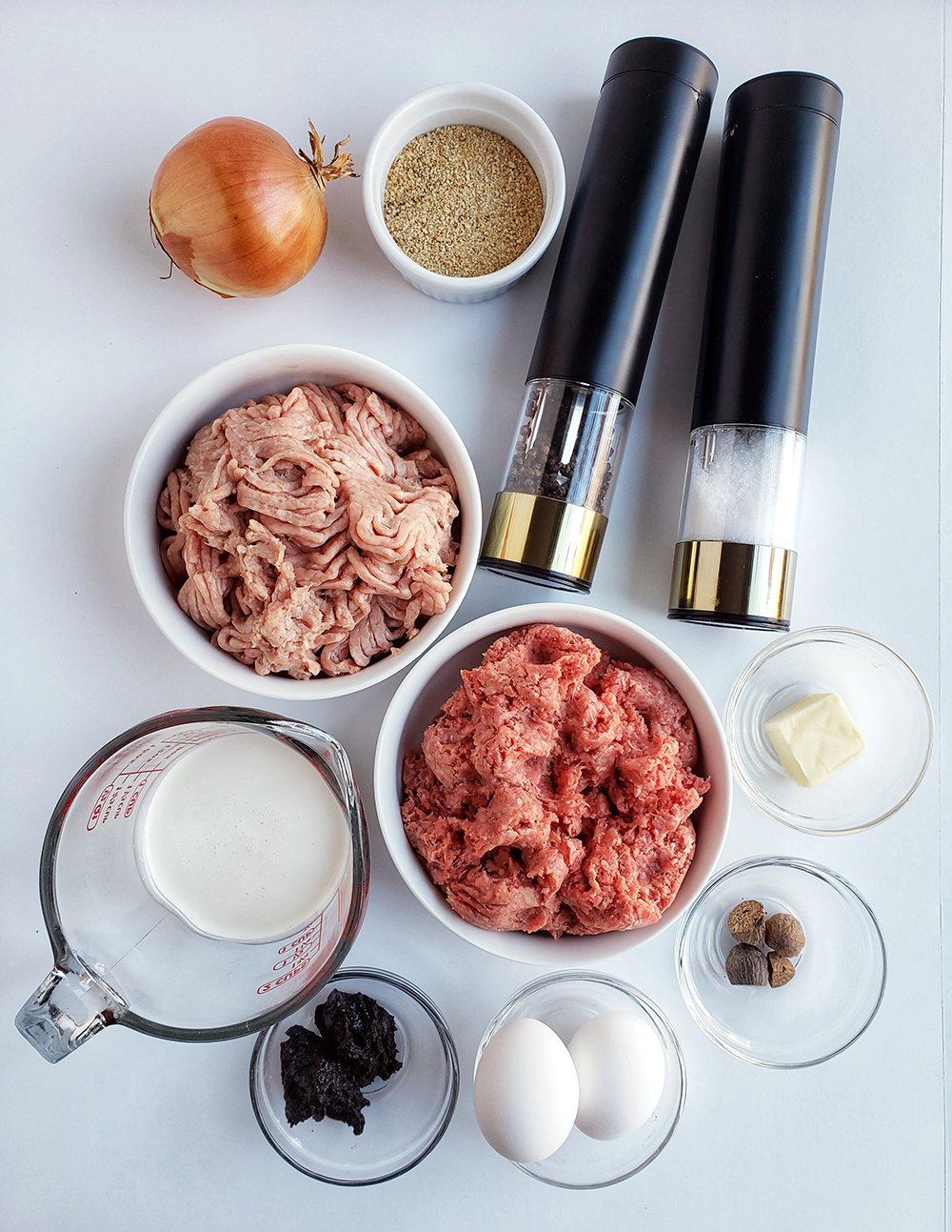 ingredients for Swedish Meatballs