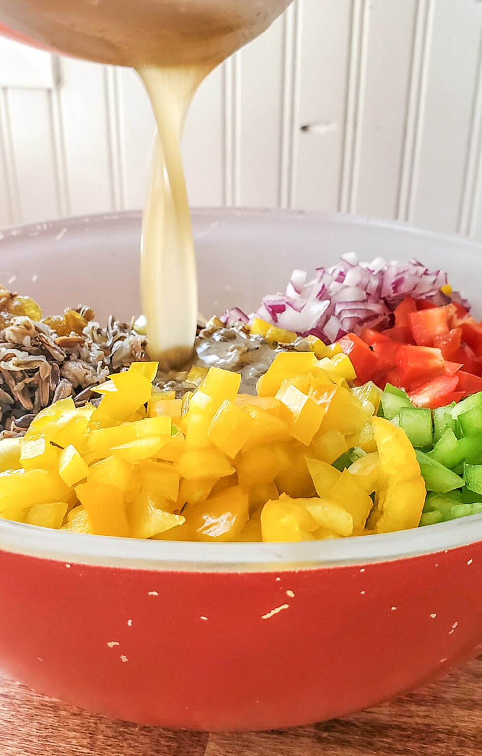 Wild Rice Pasta Salad // a picnic favorite! // dairyfree